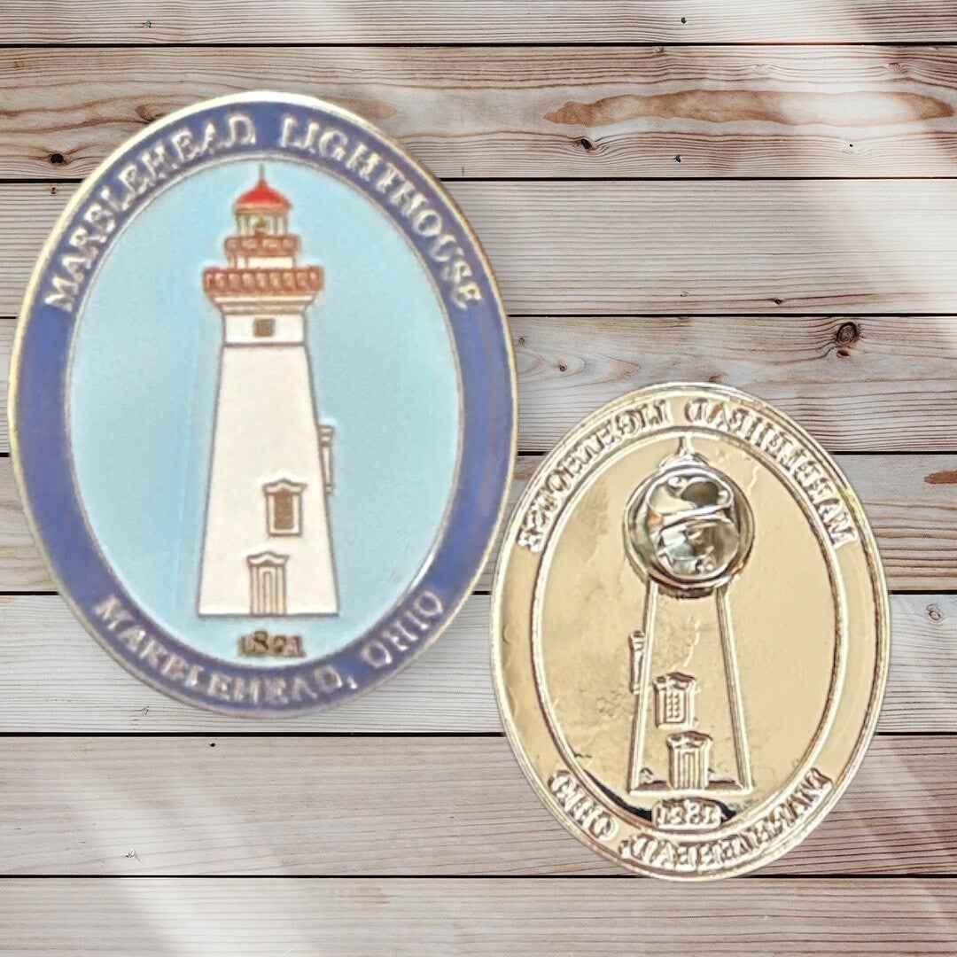 Large Enamel Lapel Pins | Marblehead Lighthouse Gift Shop